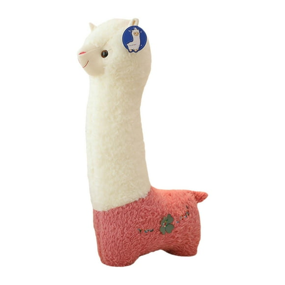Peluche de alpaca para niños y niñas, juguete decorativo para abrazar. rosa
