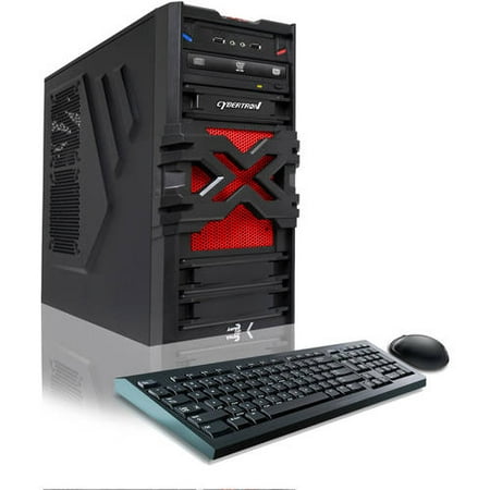 CybertronPC Patriot Gaming Desktop PC with AMD A4-5300 Dual-Core Processor, 8GB Memory, 1TB Hard Drive and Windows 10 Home (Monitor Not Included)