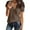 Khaki, variant on Baqcunre Women's Elarge Size 2023 New V-Neck Medium Long Loose Short Sleeve Tees Womens Clothes T Shirts for Women Womens Tops Plus Size Tops for Women,Khaki,L