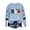 02# Light Blue, variant on Ihhxva Oversized Sweatshirt for Women Loose Fit Moisture-Wicking Halloween Spooky Graphic Pullover Cozy Cotton Casual Long Sleeve Crewneck Autumn Party Top S-2XL