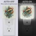 thumbnail image 2 of Fish LED Square Night Lights for Bedroom and Living Room, Decorative Mood Lighting with Remote Control – Energy Efficient & Versatile Illumination, 2 of 6