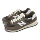 thumbnail image 1 of New Balance 574 NB Suede Brown White Men Unisex Casual Lifestyle Shoes U574RBI-D, 1 of 6
