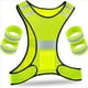thumbnail image 2 of 2 Piezas Chaleco Reflector - Chaleco de Bicicleta de Alta Visibilidad Con Ajustable Y 8 Reflectores para Correr, 2 of 5