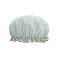 thumbnail image 1 of Bonnet de Douche Imperméable Épaissi, Réutilisable pour Cheveux Longs/épais, Bonnet Confortable pour Salle de Bain, 1 of 7