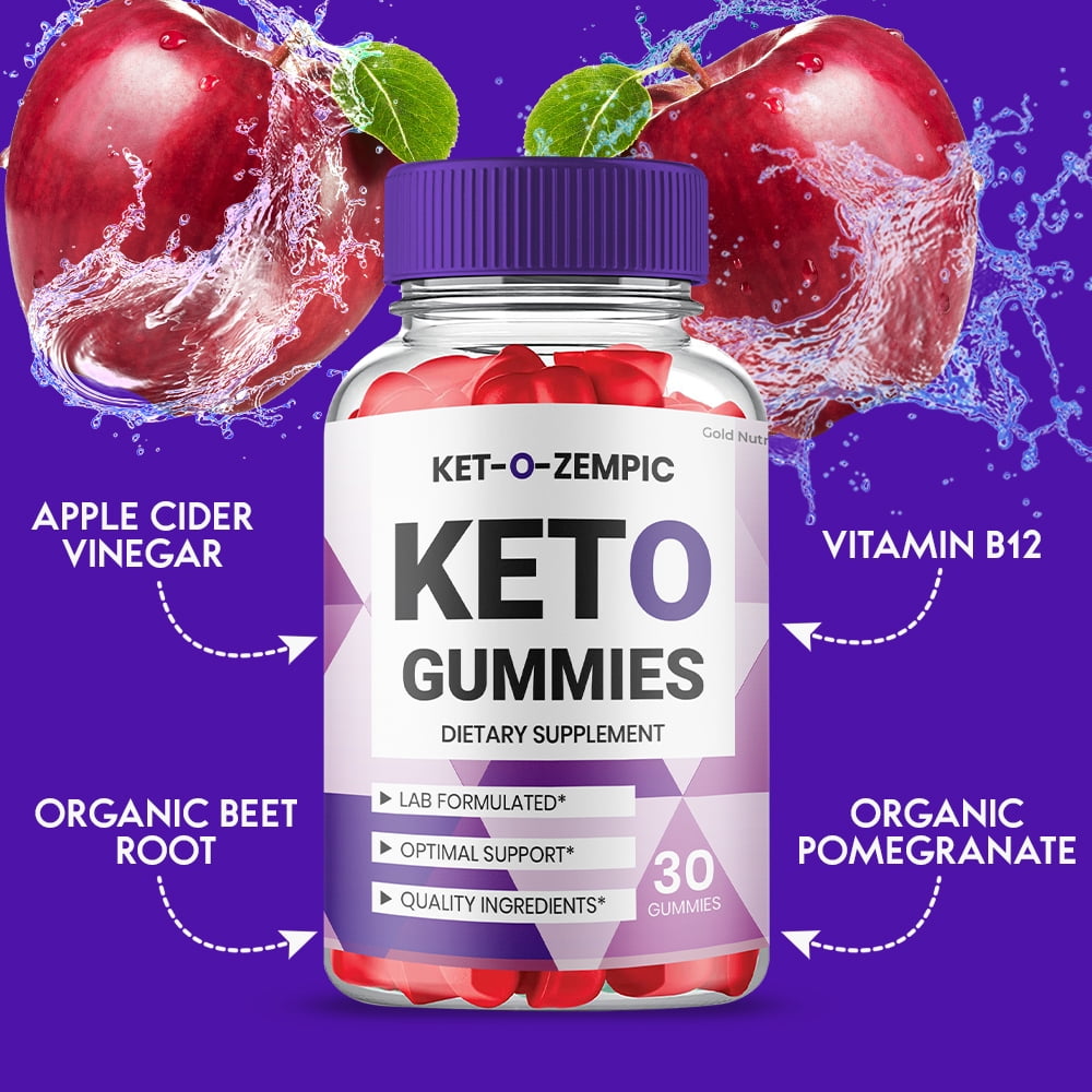 Ketozempic Keto Gummies, Keto-O-Zempic Gummies, Keto Zempic Keto ACV Gummies,  Advanced Weight Loss Formula Gummy Dietary Supplement (5 Pack)