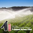 thumbnail image 2 of 3/4 Inch Screen Irrigation Filter, Stainless Steel Screen Inline Filter MeshConditioning Strainer Drip IrrigationTank Pool Pump for Garden Greenhouse Agricultural Drip, 2 of 7