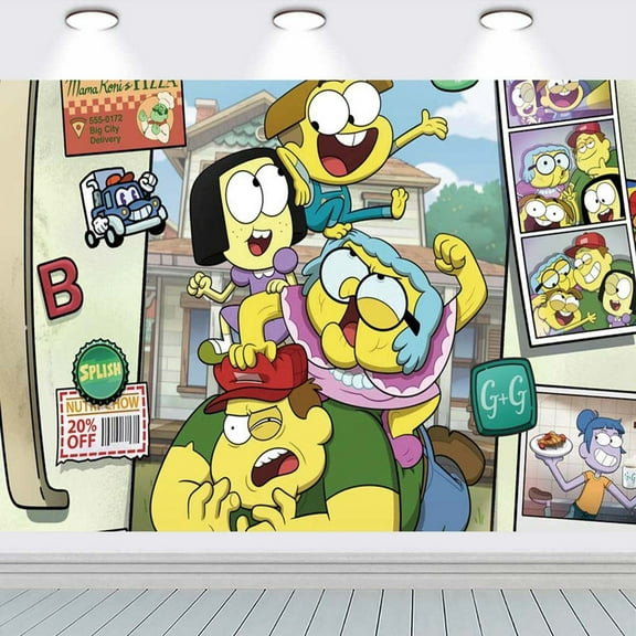 Big City Greens Poster Backdrop Banner Party Supplies Birthday Decorations Background for Photography Taspestry