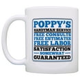 thumbnail image 2 of ThisWear Fathers Day Mug for Grandpa Poppy's Handyman Service Funny Gag Mug Coffee Mug, 2 of 4