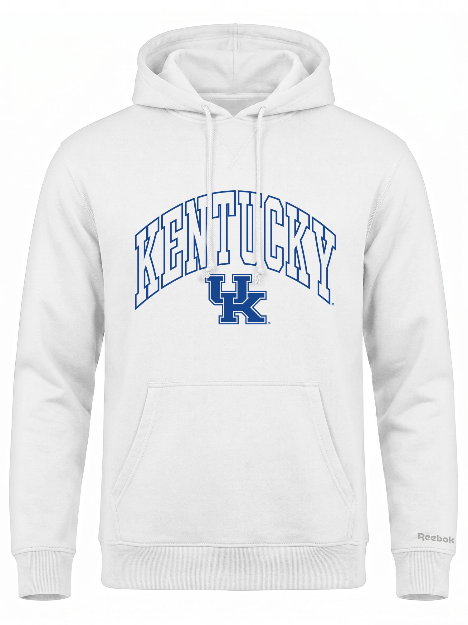 Kentucky Wildcats Reebok Mens White Hooded Sweatshirt
