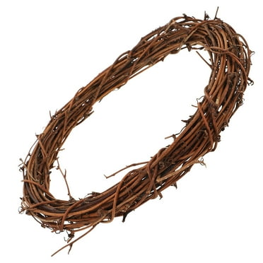 COOPHYA 1Pack Natural Grapevine Wreath for Christmas Decor Use