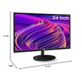 thumbnail image 2 of STGAubron 24 Inch Gaming Computer Monitor, FHD 1920 x 1080P Office PC LED Display, 99% sRGB, HDMI, VGA, Ergonomic Tilt Adjustment, 2 of 8