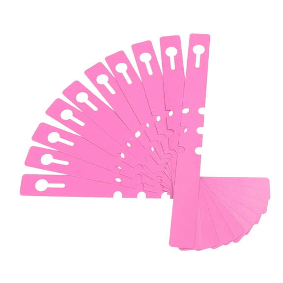 100 Pcs Garden Label Plant Marker Tags for Outdoor Plants Markers Pink