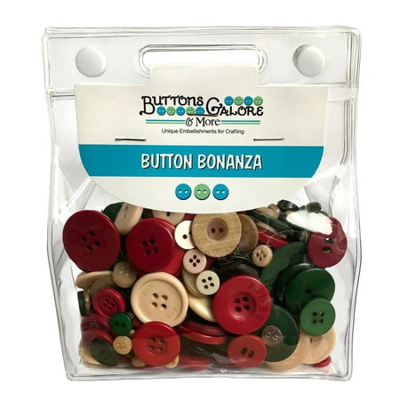 UPC: 0840934075299 | Buttons Galore Button Bonanza 8oz  Vintage Christmas