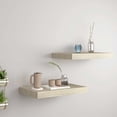 thumbnail image 2 of Estantes Flotantes de Pared vidaXL en MDF Acabado Roble Panal 2 Piezas, 2 of 7