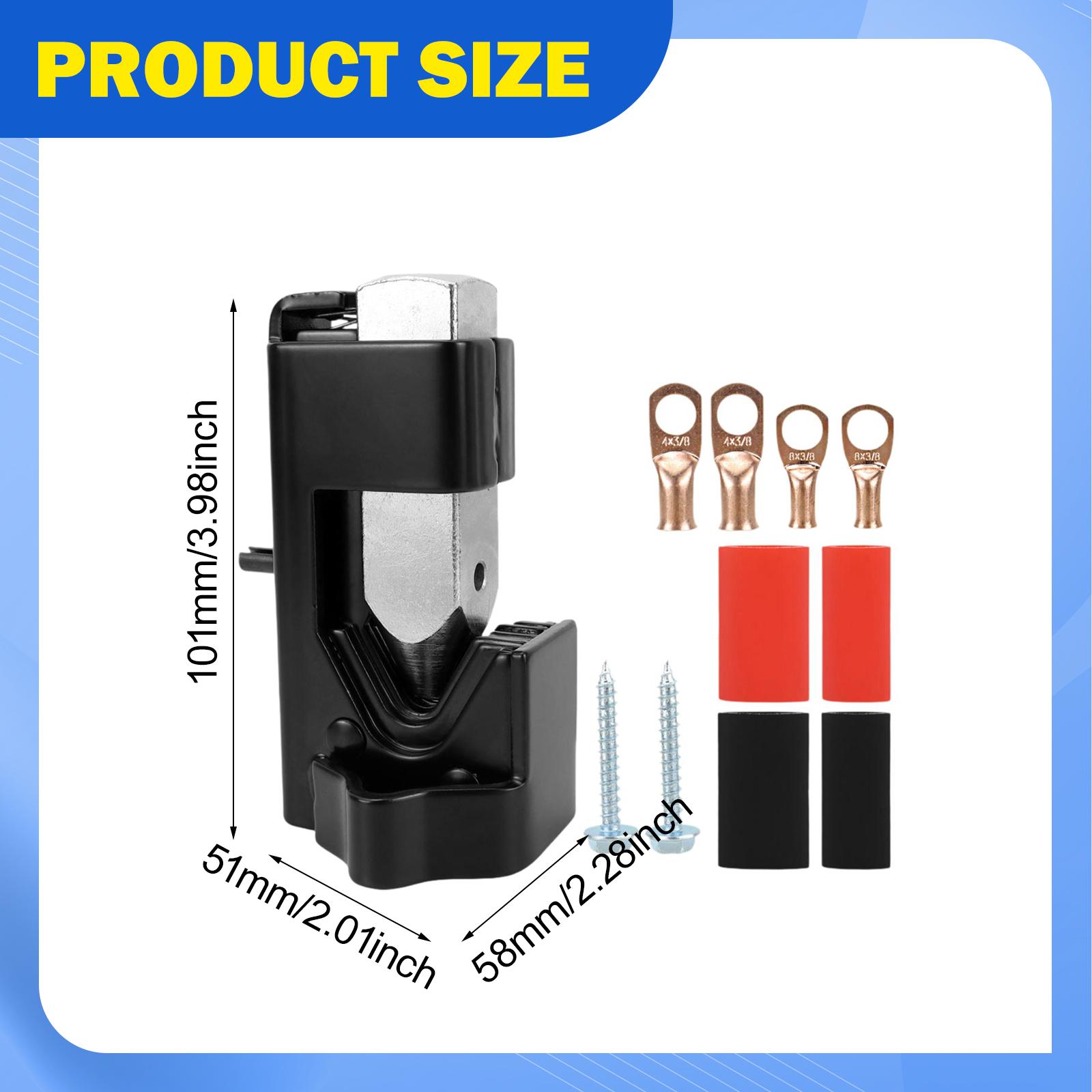 Wzmzjy Battery Cable Hammer Lug Crimper Tool for Wire Crimping Cables Terminal Black