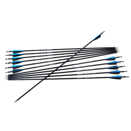 SHARROW 30 Archery Carbon Arrows Spine 500 ID 6.2 mm 12 Pack