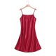 thumbnail image 1 of Camisón de seda de hielo de verano para mujer, pijama sexy de seda fina con tirantes, ropa de hogar de primavera y otoño, 1 of 6