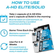 BPI Sports A-HD Elite & Solid Testosterone Booster for Men, Supports Muscle, Strength & Fat Loss, 30 Servings