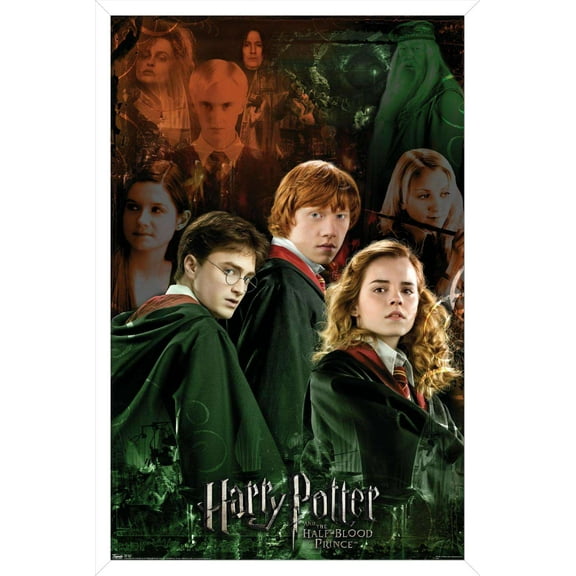 Harry Potter and the Half-Blood Prince - Trio Collage Wall Poster, 14.725" x 22.375", Framed