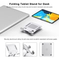 thumbnail image 6 of Phone Stand For Desk, RAOYI Adjustable & Foldable Tablet Stand for Desk, Compatible with Tablet/Pad/Phone and More, Silver, 6 of 6