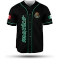 thumbnail image 2 of Mostprints Custom Mexico Baseball Jerseys Mexican Eagle & Flag Shirt for Teams, Mexico Shirts for Men & Women Size S-5XL (5XL), 2 of 3