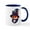 White/Navy Inside, variant on CafePress - Fox Wizard Magic Fantasy - 11 oz Ceramic Mug - Novelty Coffee Tea Cup