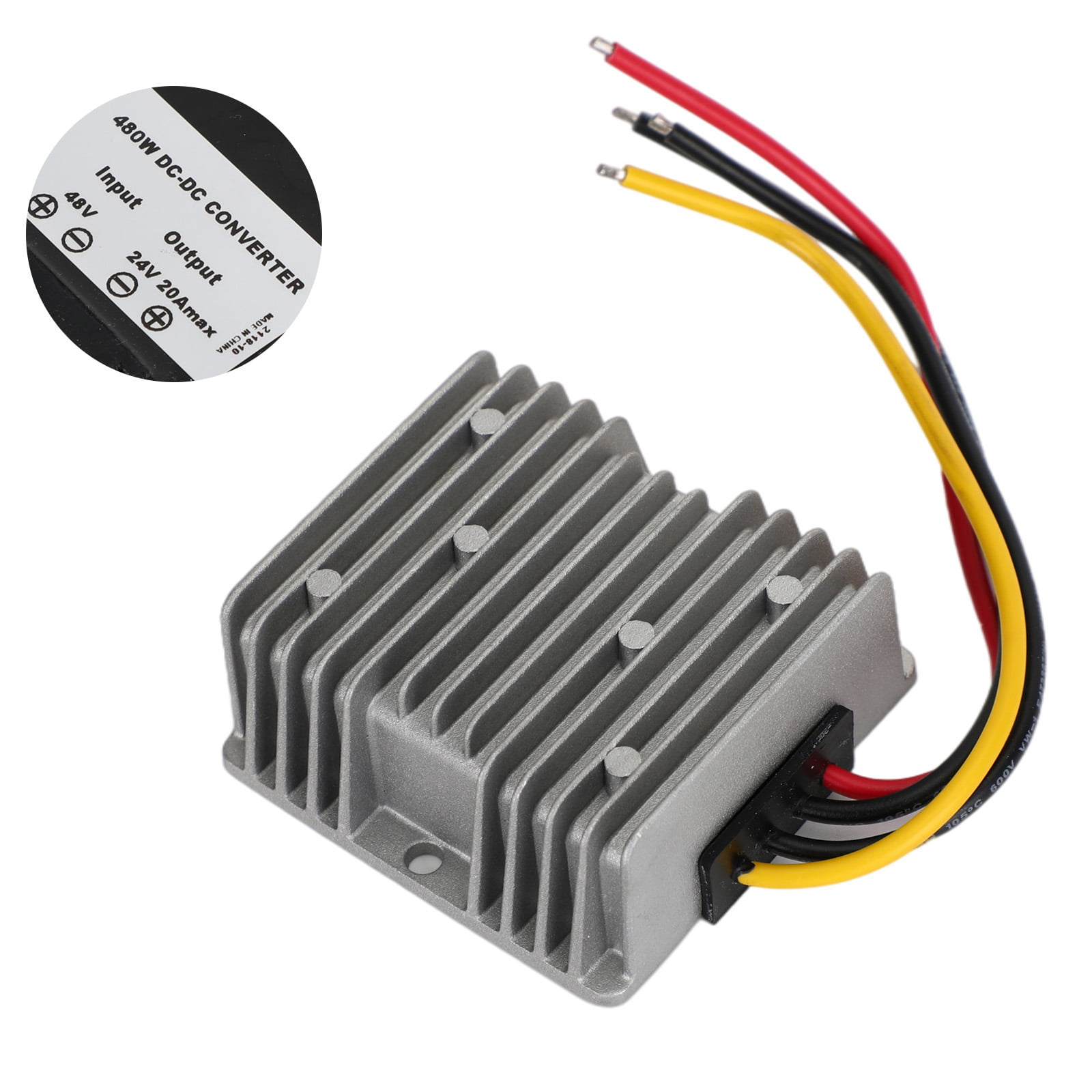 New DC Step-Up Boost Converter 12V to 48V 3A 144W Power Supply For Car 