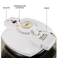 thumbnail image 2 of Total Chef 1300-Watt Infrared Oven by Koolatron, Fast & Energy-Efficient Cooking for Healthy Meals, 2 of 9