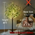 thumbnail image 2 of Lighted Olive Trees Artificial 4ft 160 LED Fairy Light for Decoration Inside Outside, Lit Fake Tree Electric Greenery Lights for Christmas Wedding Holiday Home Decor, 2 of 6