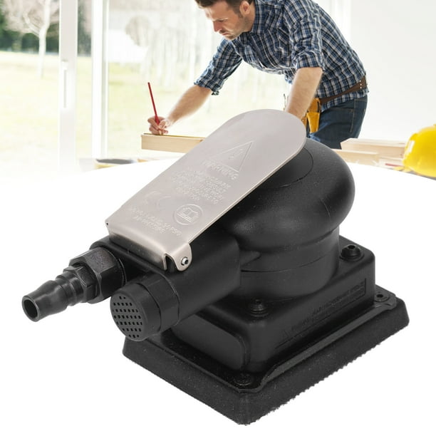 Air Sander Tool Sandpaper Push Switch Pneumatic Sanding Machine