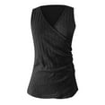 thumbnail image 5 of Sngxgn Tank Tops for Women Loose Fit Sleeveless V Neck Cami Camisole Blouses Shirt Top(Black,L), 5 of 6