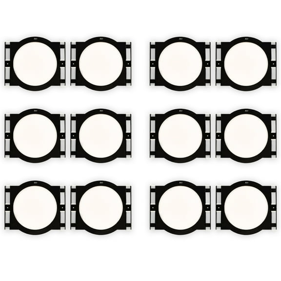 Theater Solutions RK6C In Ceiling Installation Rough In Kit for 6.5" Speakers 6 Pair Pack