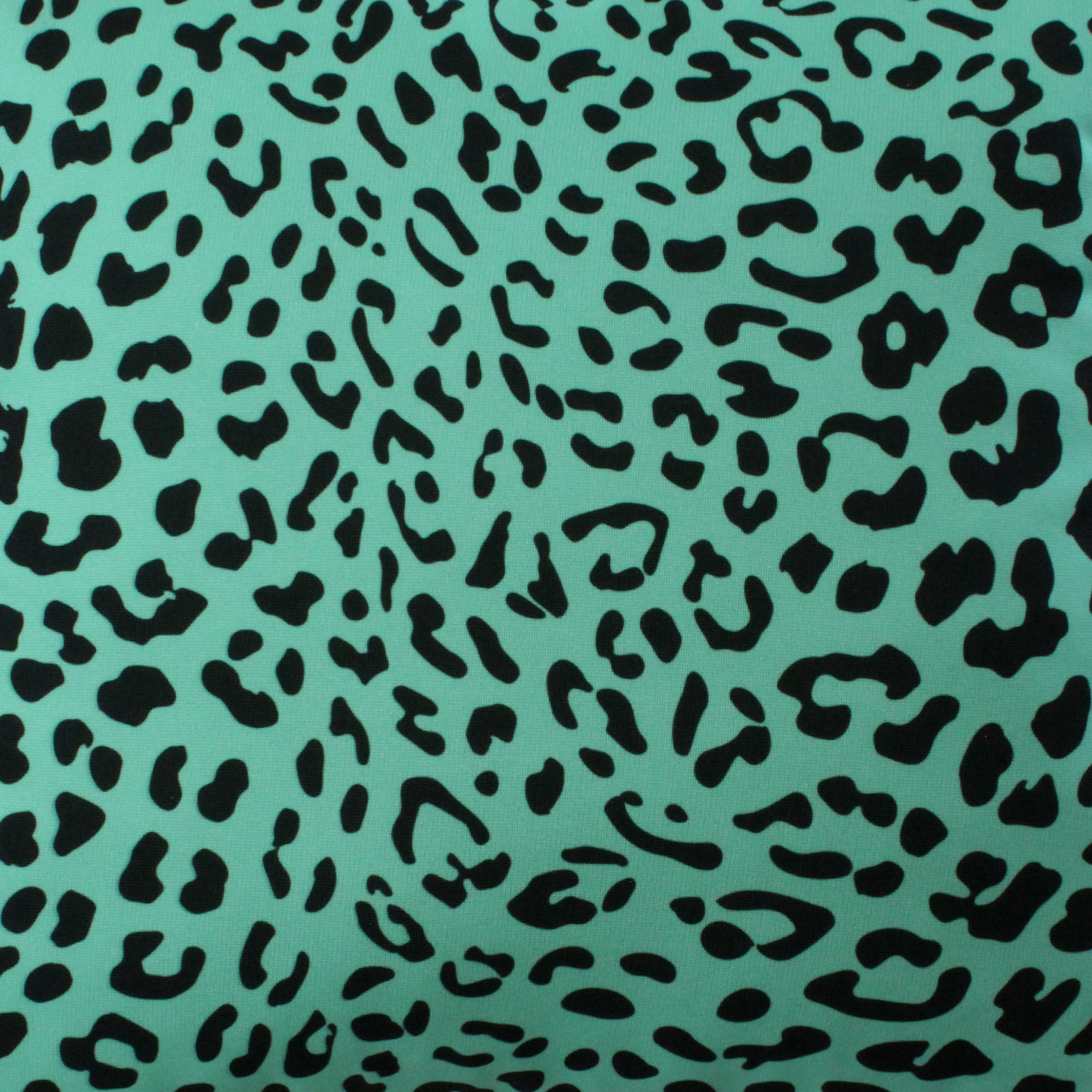 Everything Comfy Leopard Print Decorative Throw Pillow, 16x16 Inch, Teal,