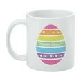 thumbnail image 3 of Cute Rainbow Happy Easter Egg White Mug, 3 of 4