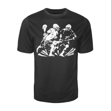- Zone Apparel Men's Lacrosse Middie Players Performance T-Shirt Small Black