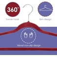 thumbnail image 2 of Sunbeam Velvet Hanger (10 Pack), 2 of 7
