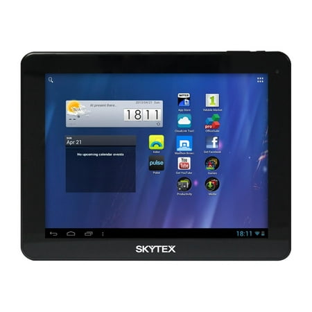 Skytex SKYPAD SP972 Tablet, 9.7" XGA, 1 GB, 8 GB Storage, Android 4.1 Jelly Bean, Black