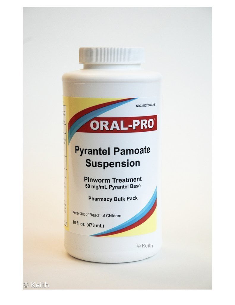 Oral Pro Pyrantel Pamoate Oral Suspension 50mg/mL 16 Ounce Walmart