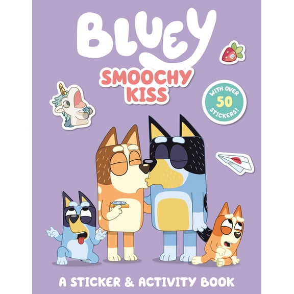 Bluey Bluey: Smoochy Kiss: A Sticker & Activity Book, (Paperback)