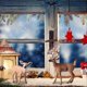 thumbnail image 4 of 6pcs Christmas Deer Figures Ornaments Animal Figures Collection Toy Plastic Wild Animal Learning Toy for Children Craft Gift, 4 of 4