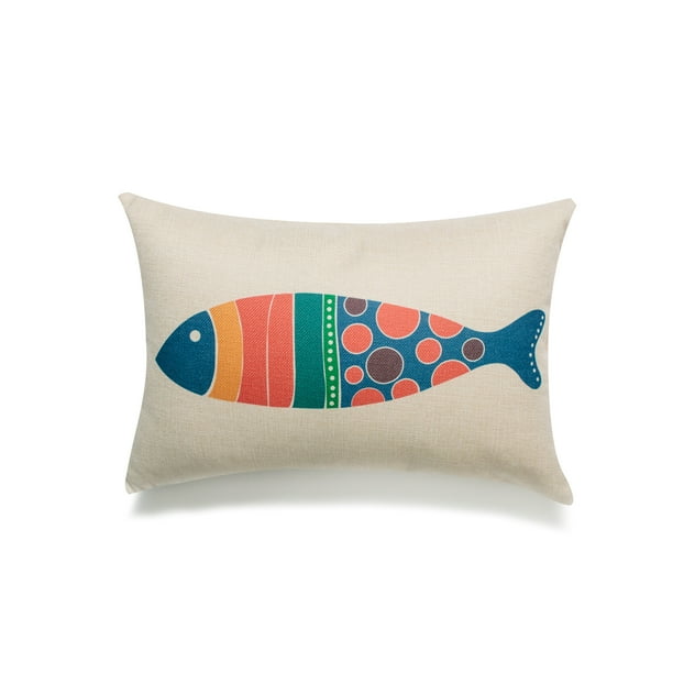 Fish lumbar on sale pillow