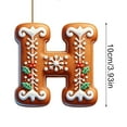 thumbnail image 3 of Luoshdecor 26 Letter Ornaments for Christmas Tree,Acrylic Initial Candy Letter Hanging Pendant Xmas Tree Hanging Decor for DIY Crafts (H) 3.9in, 3 of 5