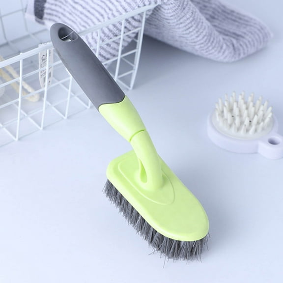 Scrubs Brush for Cleaning with Short Handle,9.4Inch Cleaners Brush for Bathroom,Ergonomic Designs Handle Brush,Durables and Convenient,Easys to Clean,for Toilets,Bathroom,Ceramic Tile Clean