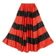 thumbnail image 5 of Kaerm Womens Folkloric Mexican Full Circle Skirts Belly Dance Spanish Bull Long Skirts Type A 360 Degree One Size, 5 of 7