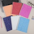 thumbnail image 4 of YongCo A 5 Glittering Notepads Spirals Notebook Stationery Notebooks Journal Notebook Colorful Prism Notebook Travel Notepads, 4 of 21