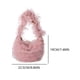 thumbnail image 2 of Bolso Plisado Encaje para Mujer Diario Femenino Gran Capacidad Color Sólido () Rosa, 2 of 4