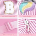 thumbnail image 2 of Yoolife Unicorn Initial Crossbody Bags for Women, Travel Sling Gift Bag for Her, Backpack, Birthday Gifts for Women, Travel Essentials, Pink, C, 2 of 8
