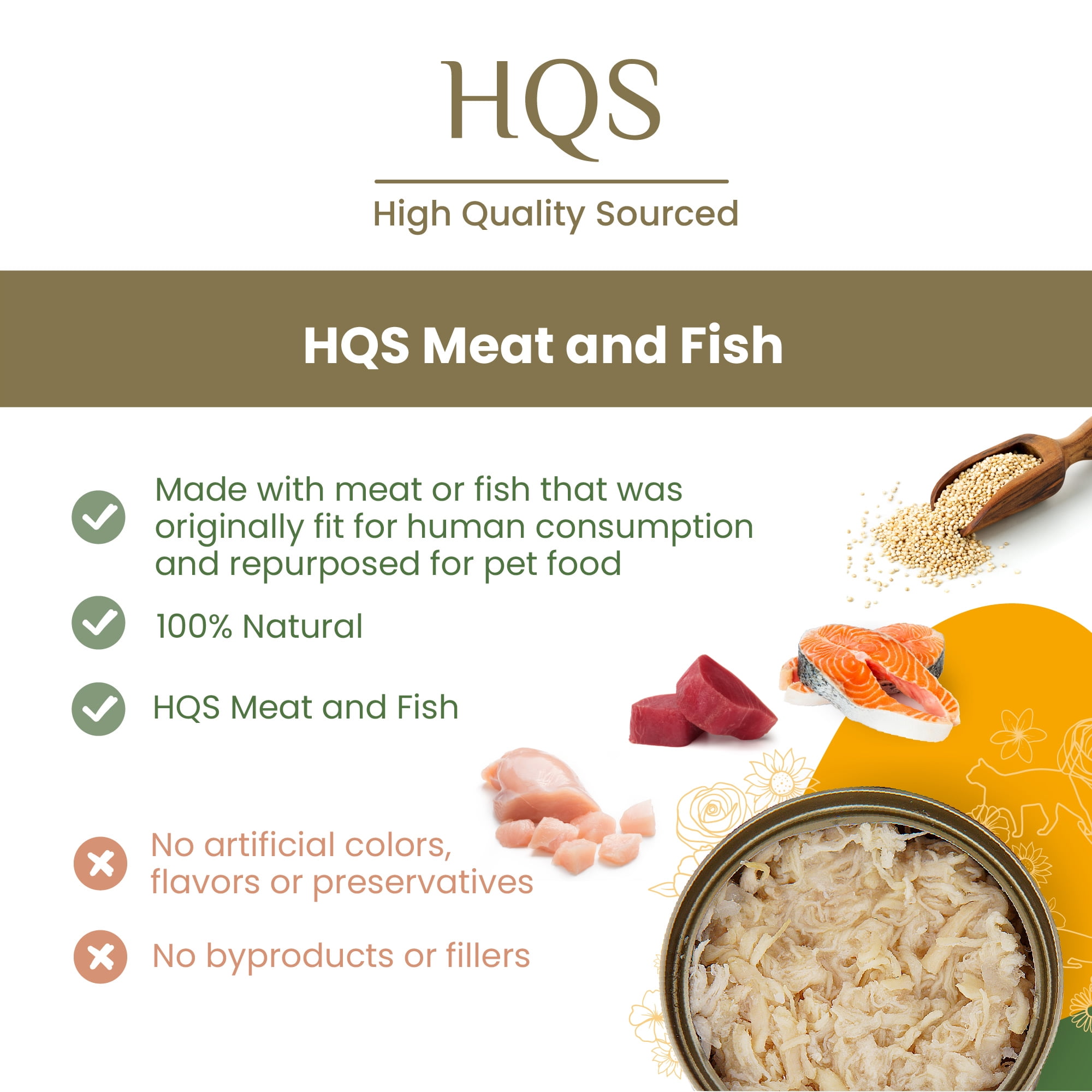 Almo Nature: HQS Natural Cat 24 Pack: Chicken Breast In Broth - 5.3oz Cans, Supplemental, Adult Cat Canned Wet Food, Grain Free, Limited Ingredient
