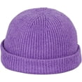 thumbnail image 4 of YooGuoGuo Brimless Docker Hat Winter Knitted Beanie Watch Cap Rolled Cuff Harbour Hats Sailor Fisherman Leon Hat Landlord Hat, 4 of 8