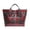 Red, variant on Women's Tote Bags,Waterproof Plaid Lightweight Large Shoulder Handbag,for Women Ladies,for Shopping Beach Travel Daily Use
